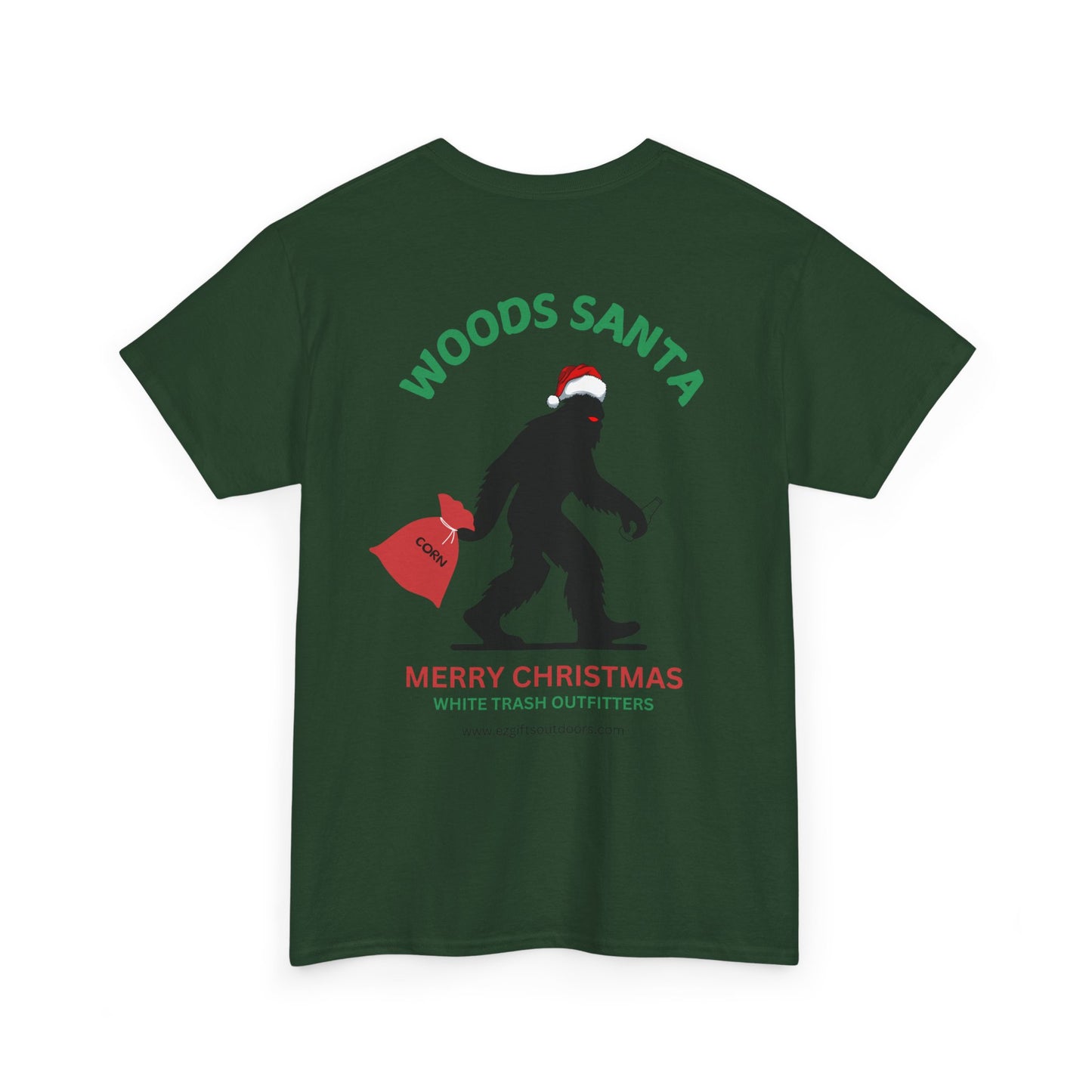 Christmas Woods Santa Carrying Corn