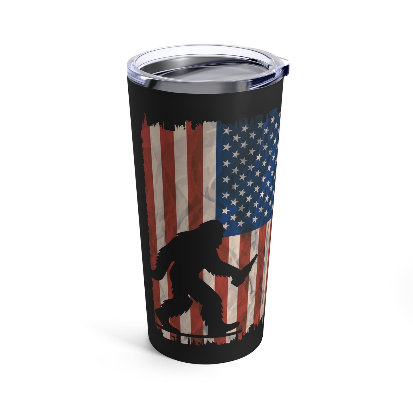 America & Bigfoot Tumbler 20oz