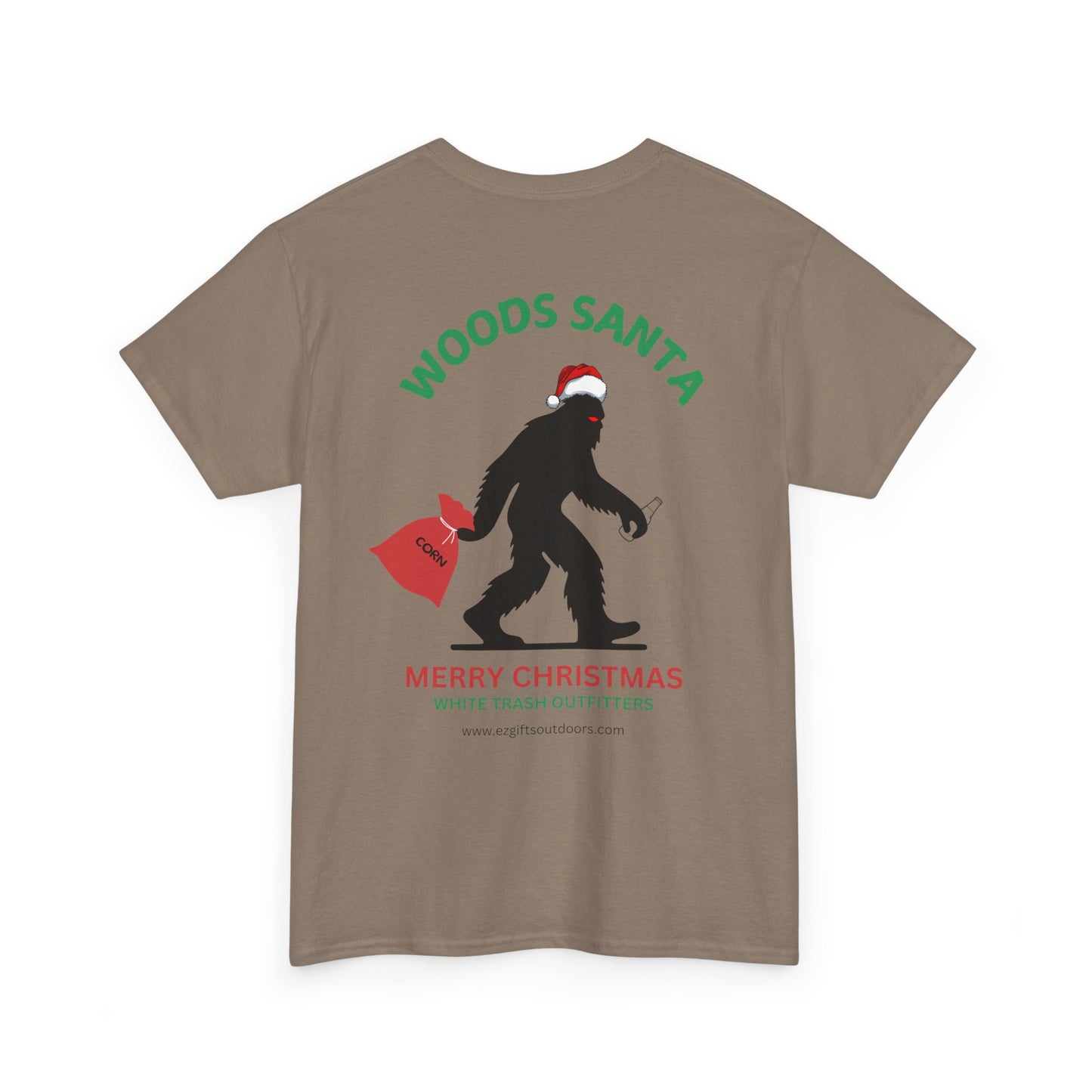 Christmas Woods Santa Carrying Corn