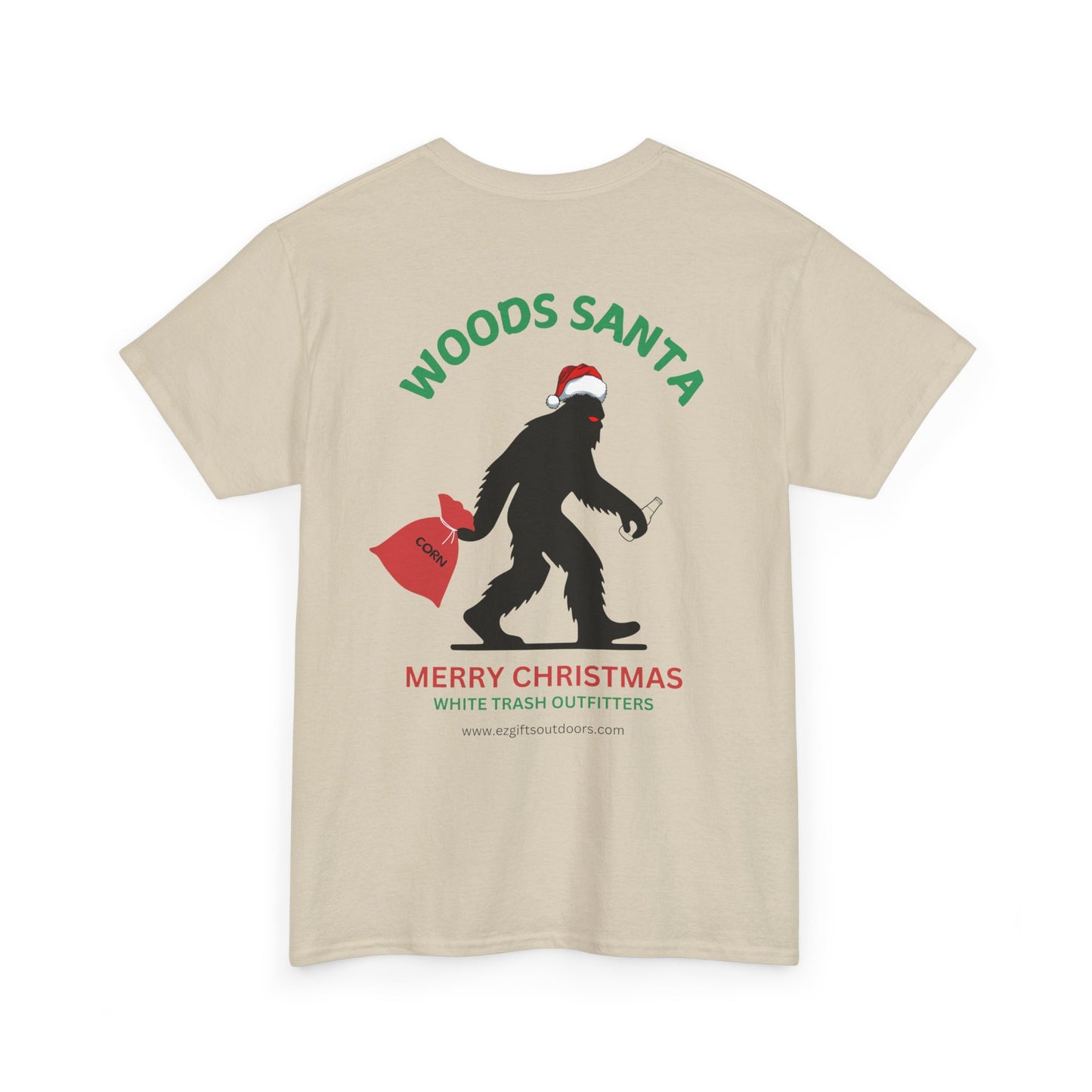Christmas Woods Santa Carrying Corn