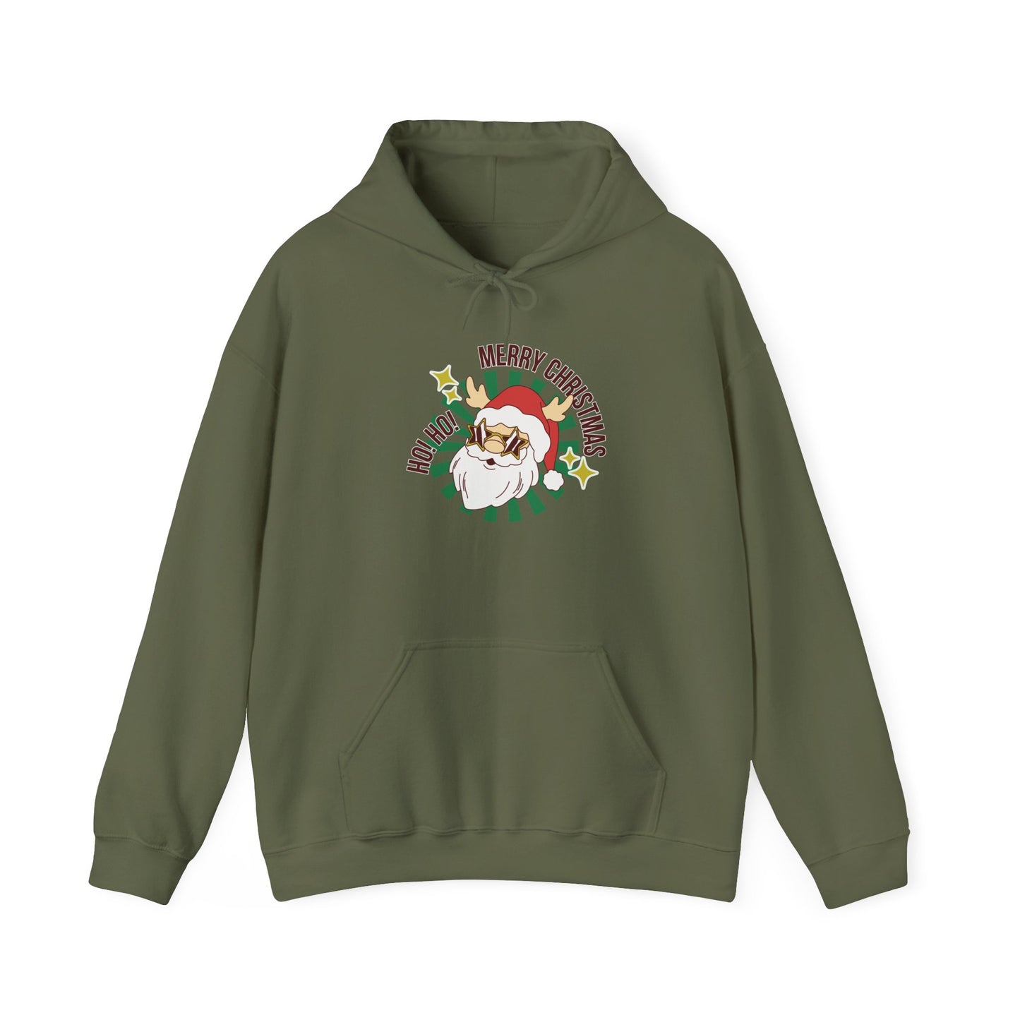 HO HO HO & Santa Hoodie