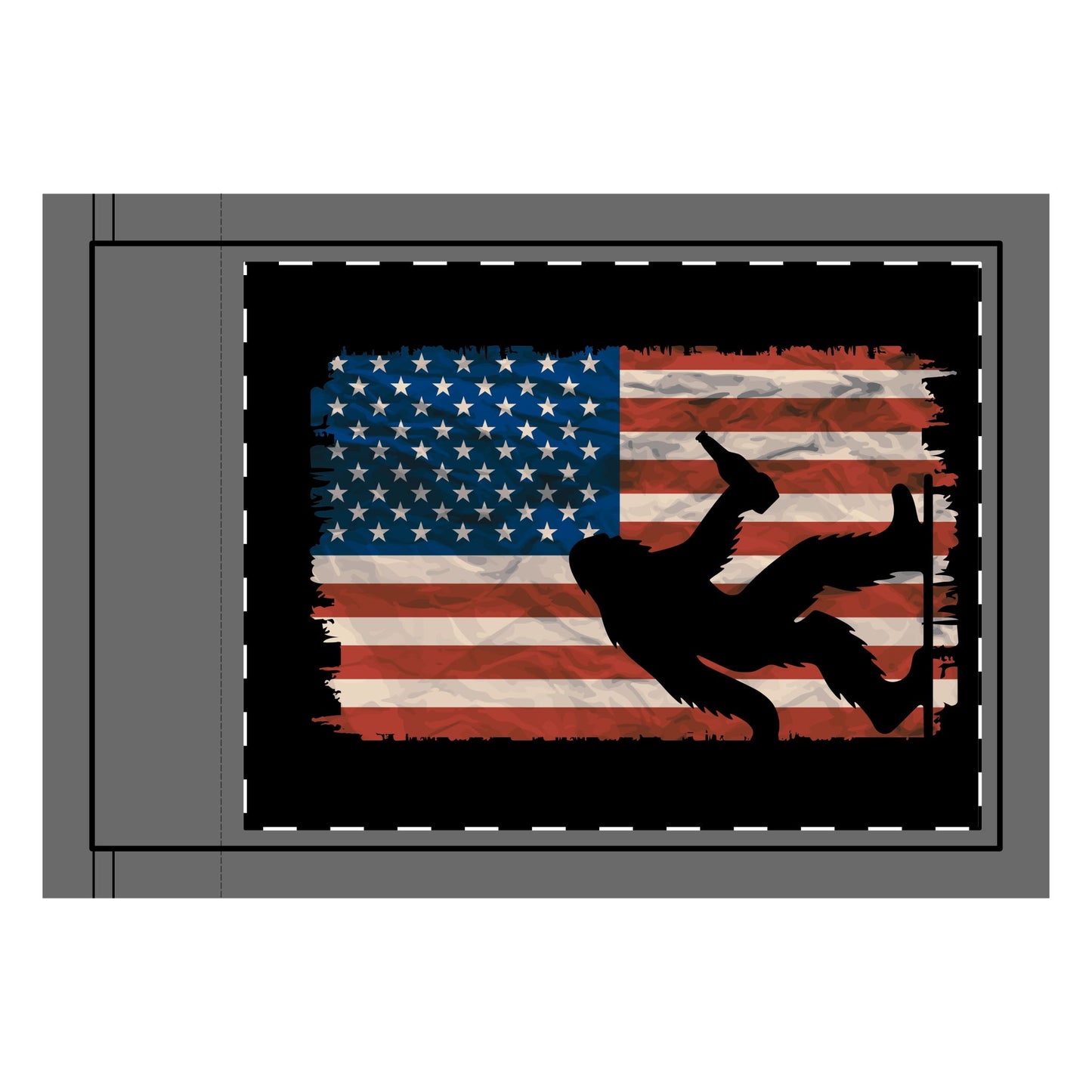 WTO with BigfootDouble-Sided Flag