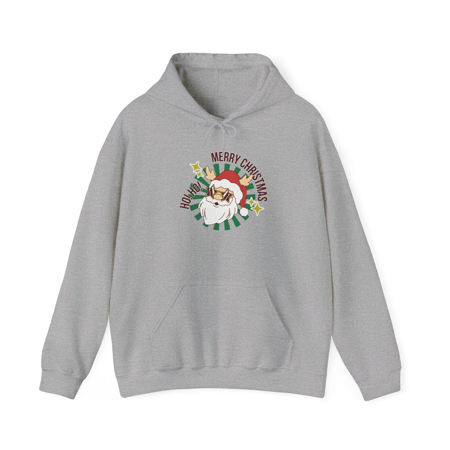 HO HO HO & Santa Hoodie