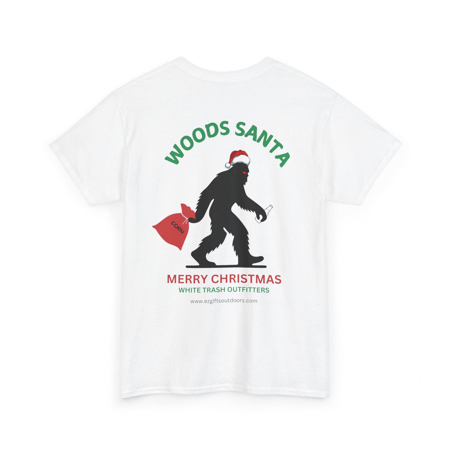 Christmas Woods Santa Carrying Corn