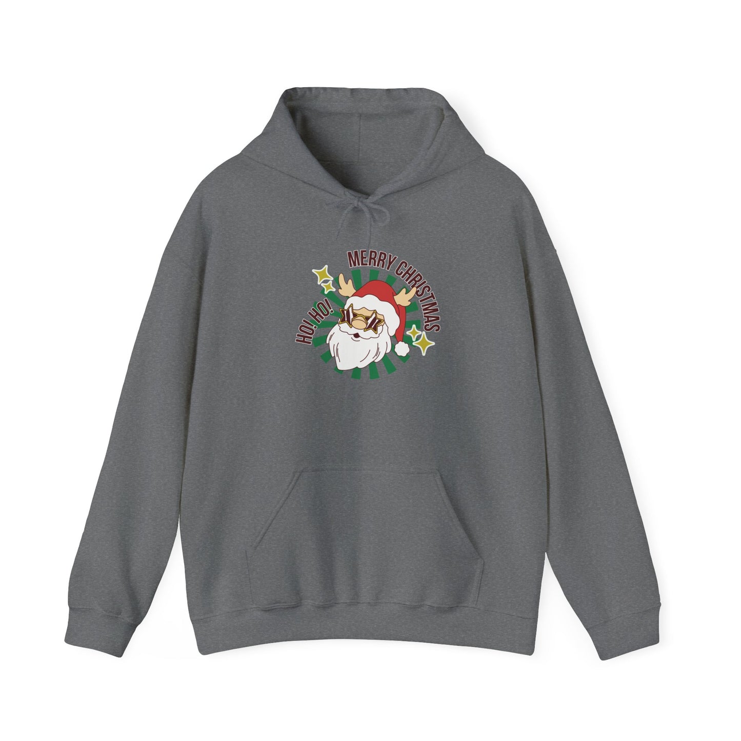HO HO HO & Santa Hoodie