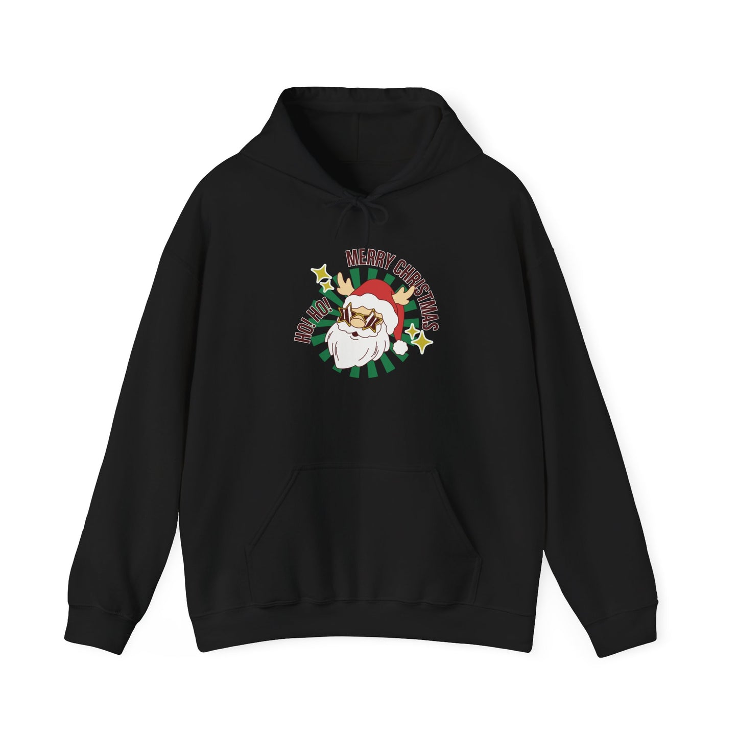 HO HO HO & Santa Hoodie