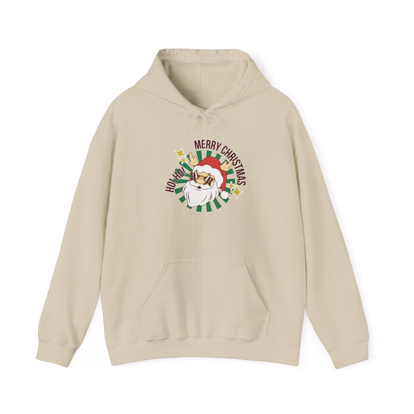 HO HO HO & Santa Hoodie