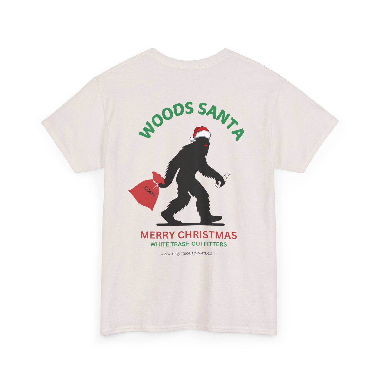 Christmas Woods Santa Carrying Corn